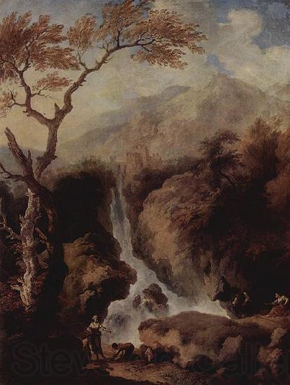 Christian Wilhelm Ernst Dietrich Wasserfalle in der Umgebung Roms
